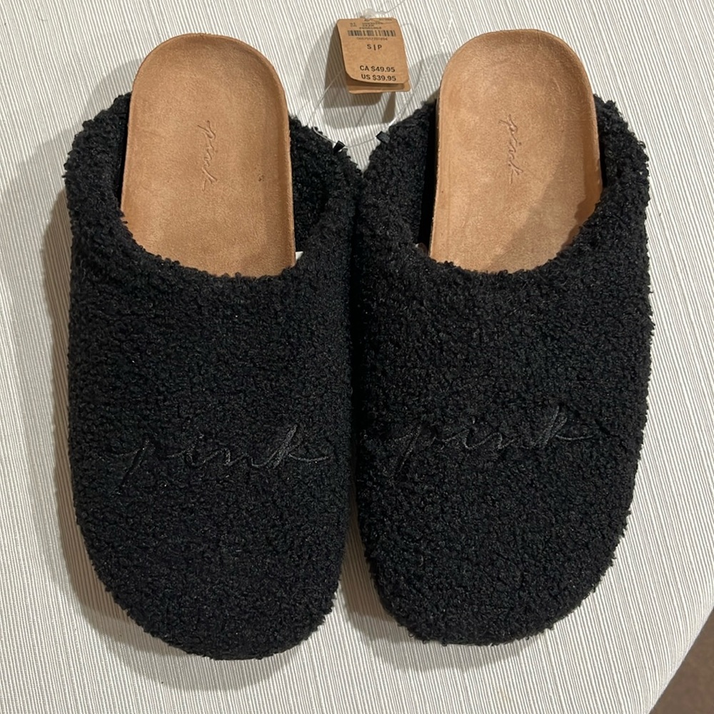 PINK Sherpa Slip-Ins